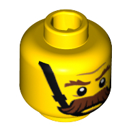 Lego hlava, žlutá (6041712)